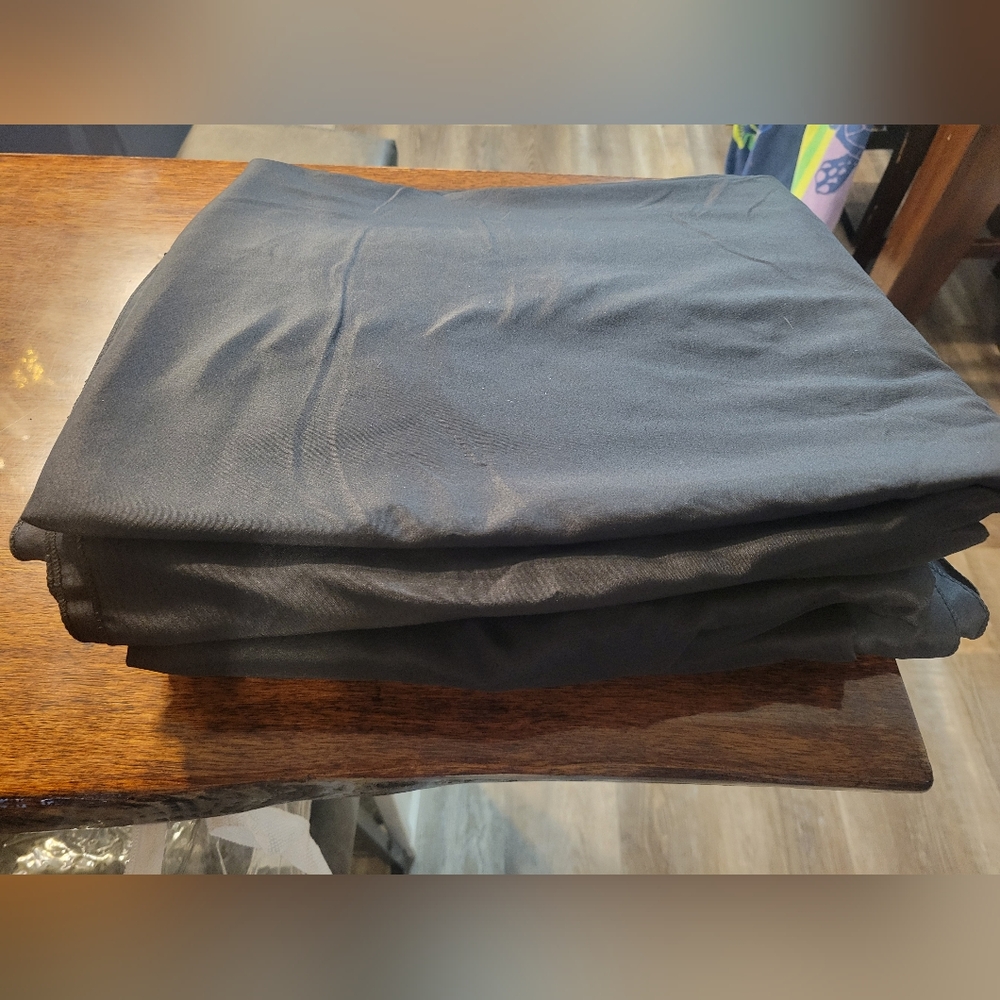 Black Folded Fabric